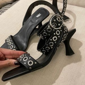 Zara kitten heel sandal